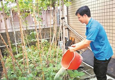 天河街坊11年如一日坚持在家进行垃圾分类